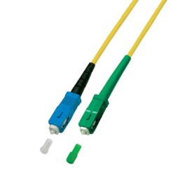 Cavo Fibra Ottica OS2 Monomodale 9/125 SC-APC a SC-UPC 2 Metri