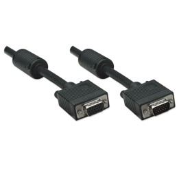 Cavo monitor VGA 15p. M/F 2 metri con Ferrite