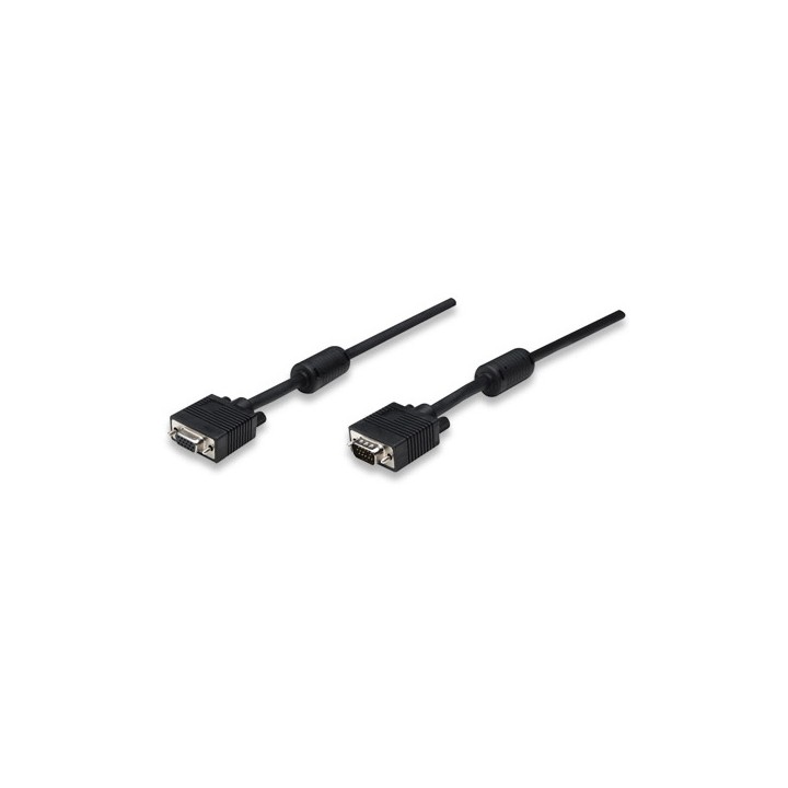 Cavo monitor VGA 15p. M/F 3 metri