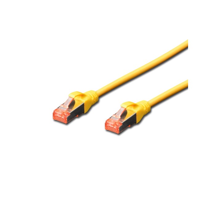CAVO PATCH CAT.6 S-FTP 0.5mt. LS0H GIALLO
