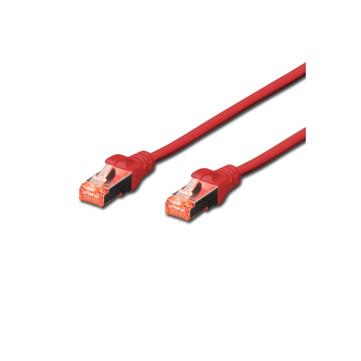 CAVO PATCH CAT.6 S-FTP 0.5mt. LS0H ROSSO