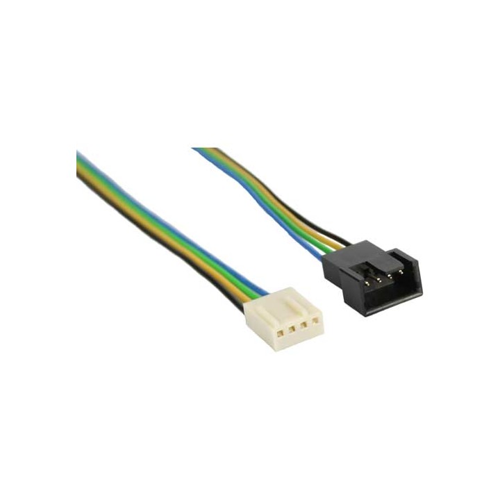 Cavo prolunga alimentazione ventole PWM 4pin molex Maschio a 4pin molex femmina, 30cm