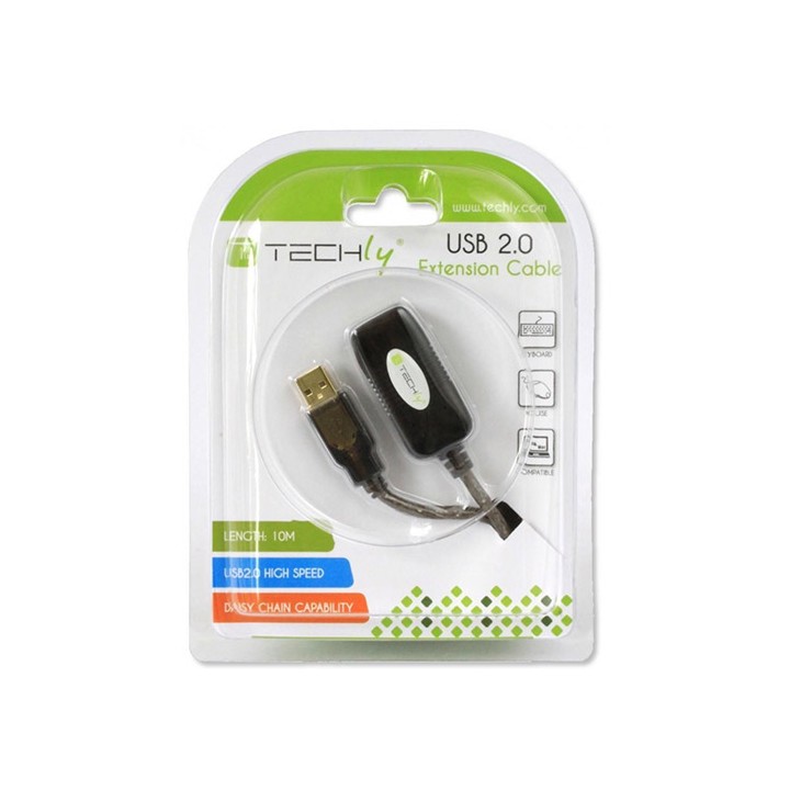 Cavo Prolunga Attivo USB2.0 Hi-Speed 10m