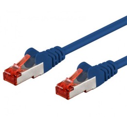 Cavo Rete Patch S/FTP 1 mt Cat. 6 Blu