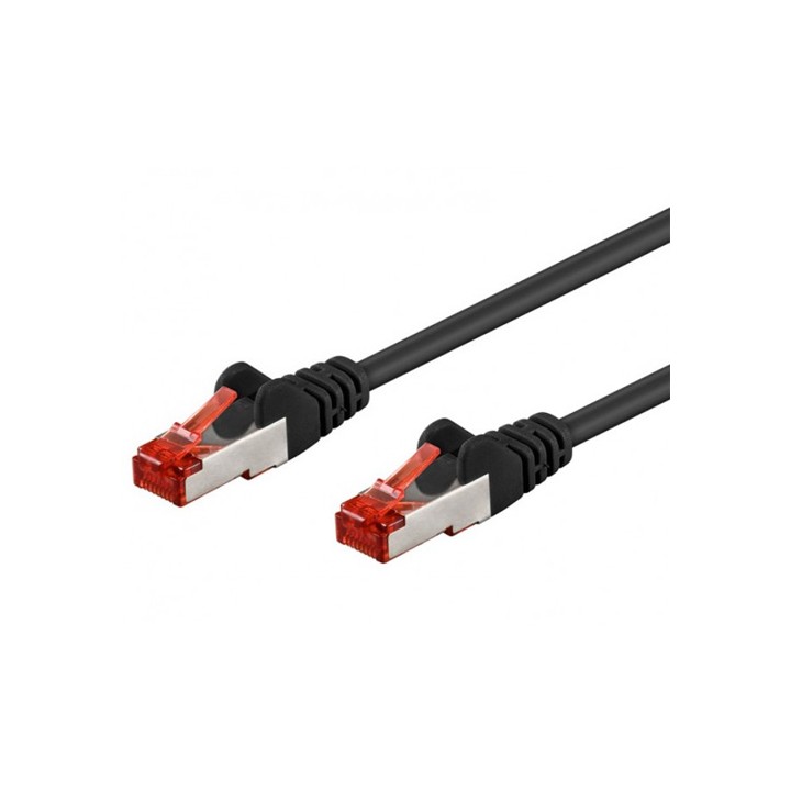 Cavo Rete Patch S/FTP 1 mt Cat. 6 Nero
