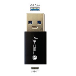 Adattatore Convertitore USB 3.0 USB A Maschio a USB-C™ Femmina Nero