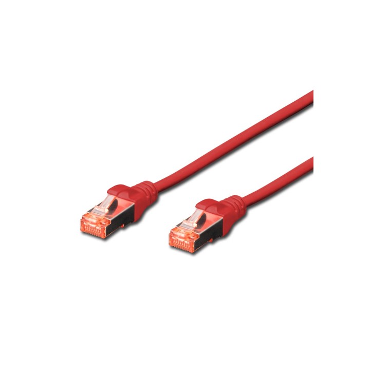 Cavo Rete Patch S/FTP 2 mt Cat. 6 Rosso LS0H