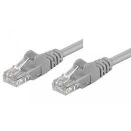 Cavo Rete Patch U/UTP 0,25 mt Cat. 5e Grigio
