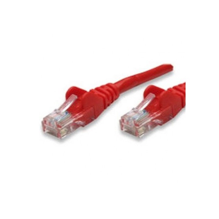 Cavo Rete Patch U/UTP 1 mt Cat. 5e Rosso