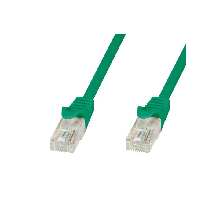 Cavo Rete Patch U/UTP 1 mt Cat. 5e Verde