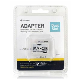 Adattatore da 2 Micro-SD a Memory Stick Pro Duo
