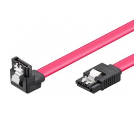 Cavo SATA 6 Gb/s con fermo di sicurezza Angolato 0,5 m
