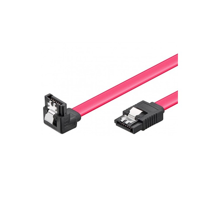 Cavo SATA 6 Gb/s con fermo di sicurezza Angolato 0,5 m
