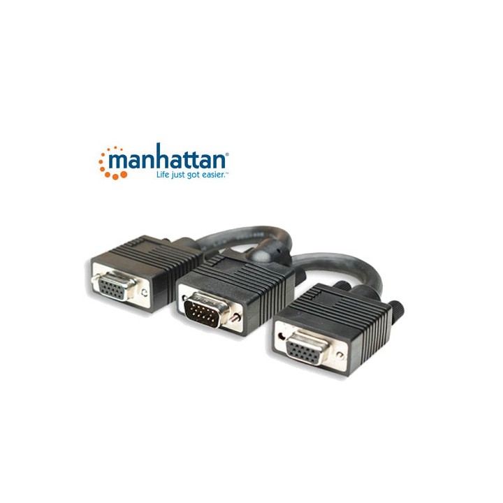 Cavo sdoppiatore monitor VGA 15p.