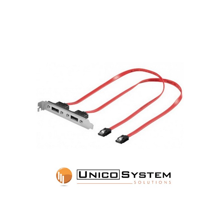 Cavo slot I-Sata a e-SATA 2 porte
