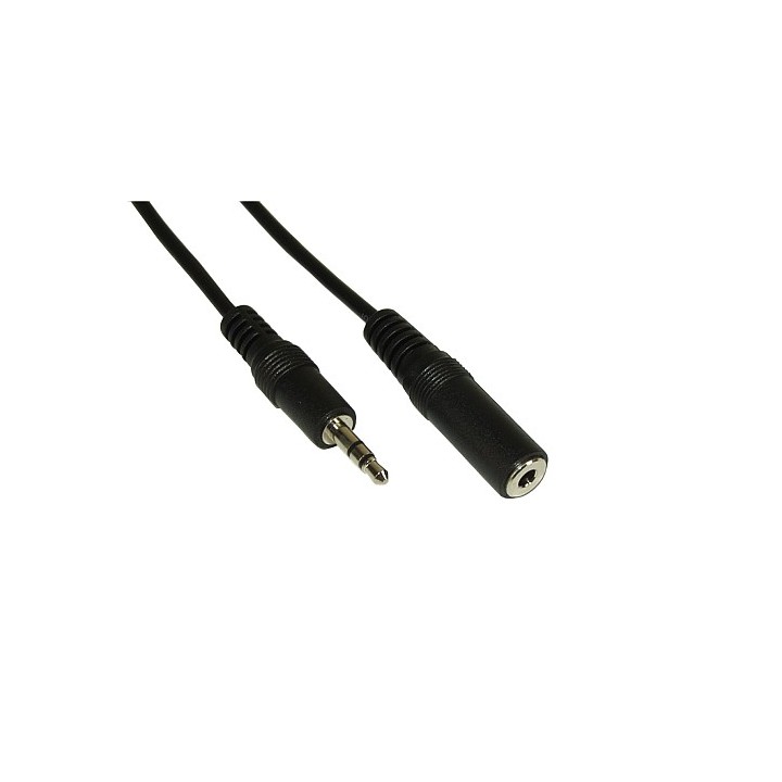 Cavo Stereo prolunga Jack 3,5" M/F 1,5 mt.