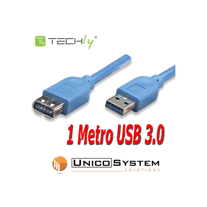 Cavo USB 3.0 prolunga A-A M-F 1 Metro