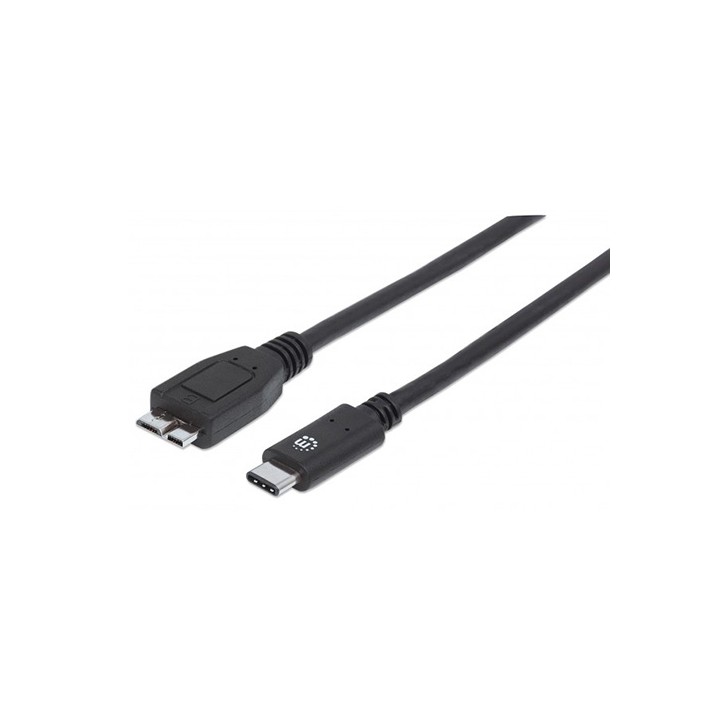 Cavo USB TYPE-C a Micro B Maschio / Maschio 1m Nero