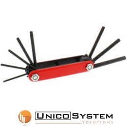 Chiavi Multitool Torx maschio su supporto tascabile, assortimento 8pz