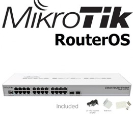 Cloud Router Switch 24 Porte Gigabit 4xSFP+ (Dual Boot) POE