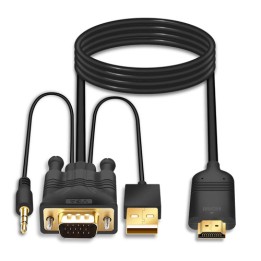 Convertitore VGA TO HDMI + audio