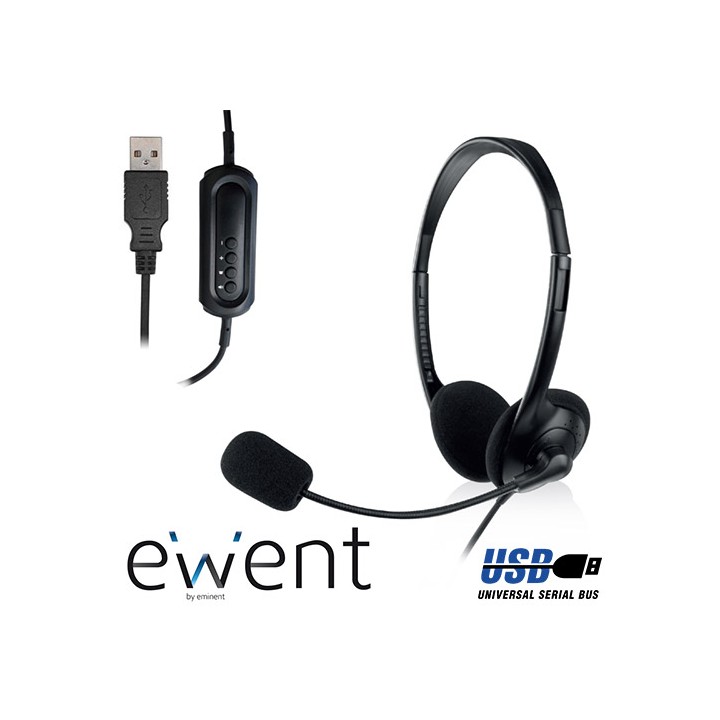 Cuffia stereo USB con Microfono