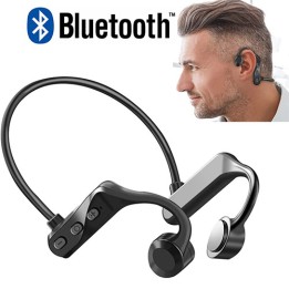 Cuffie Bluetooth a conduzione ossea auricolari sportivi con microfono IPX7 Impermeabili