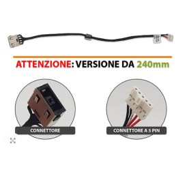 Dc Jack – Connettore di alimentazione per Lenovo G70-80 5 Pin