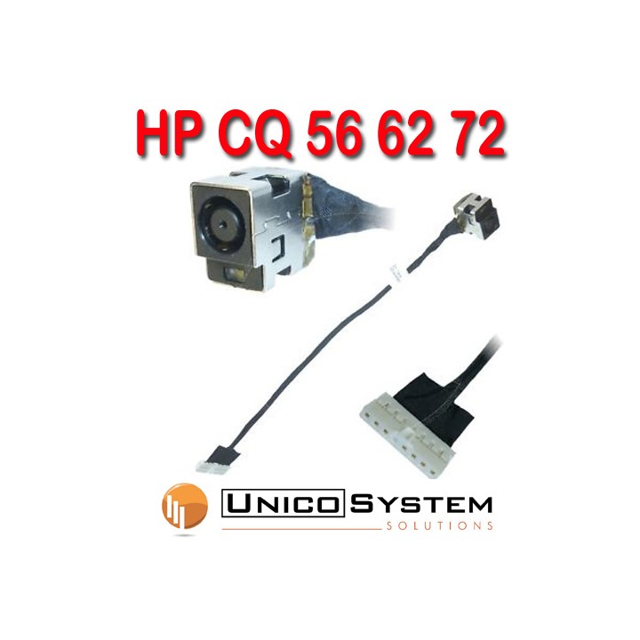 DC Power HP CQ62 G56 G62 con cavo 11 cm
