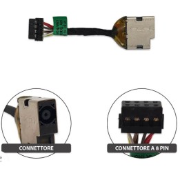 DC Power PJ630 per HP Pavilion 15-N 8 Pin
