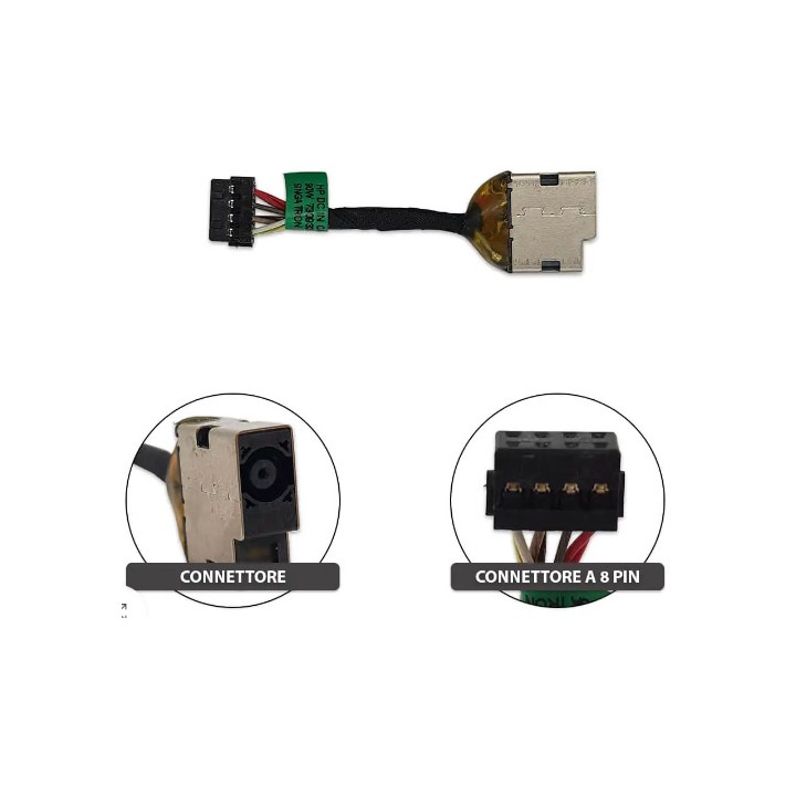 DC Power PJ630 per HP Pavilion 15-N 8 Pin