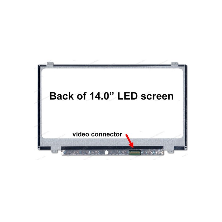 Display Slim LED 14" 30 pin 2 cm