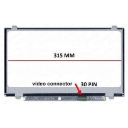 Display Slim LED 14" 30 pin 2 cm FULL HD IPS 315 mm