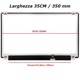 Display Slim LED 15,6" 30 pin 2 cm PCB 28cm IPS SMALL