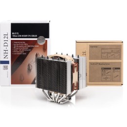 Dissipatore per CPU a Doppia Torre e Basso Profilo (120 mm, Marrone) NH-D12L