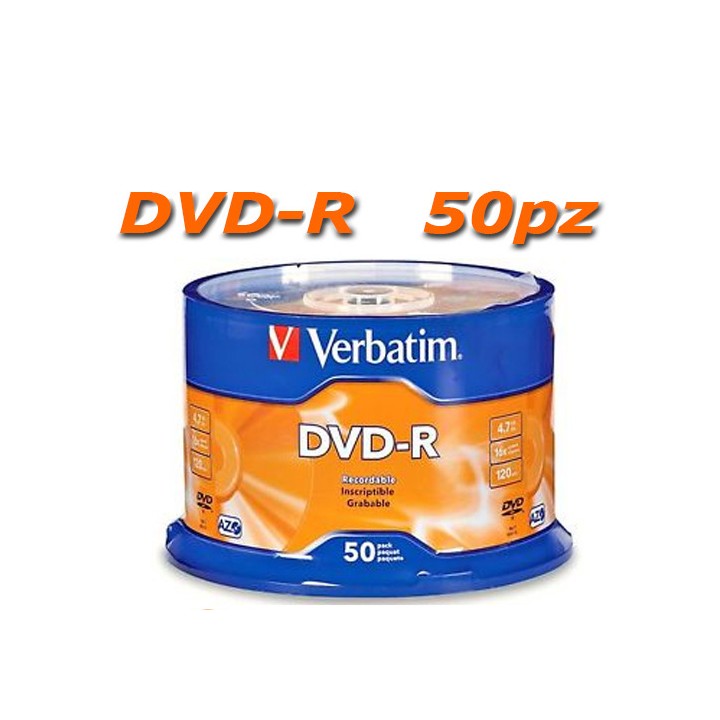 DVD-R 4.7 GB 16x Verbatim 50pz