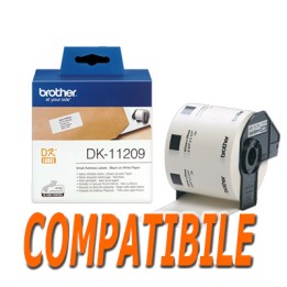 Etichette Adesive Compatibili DK11209  - 29mm X 62mm - 800