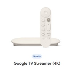 Google TV Streamer 4K HDR con Dolby Vision e Smart Home Hub evoluzione del Chromecast