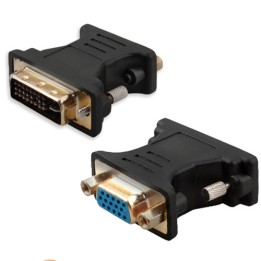 Adattatore DVI-A (12+5) Maschio / VGA 15 poli femmina