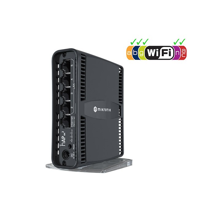 hAP - RouterBoard 5xLan 10/100/1000 - WiFi 802.11ax - WPA3