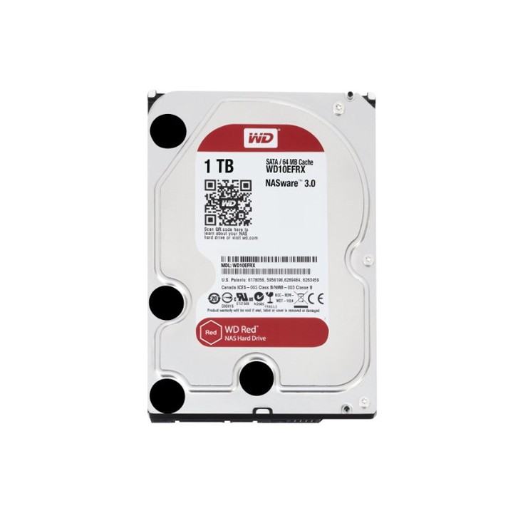 Hard Disk 1 Terabyte 3.5" Sata WD RED WD10EFRX (CMR)