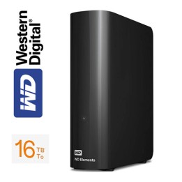 Hard Disk Esterno 16 Terabyte USB 3.5"  WD ELEMENTS Ricondizionato