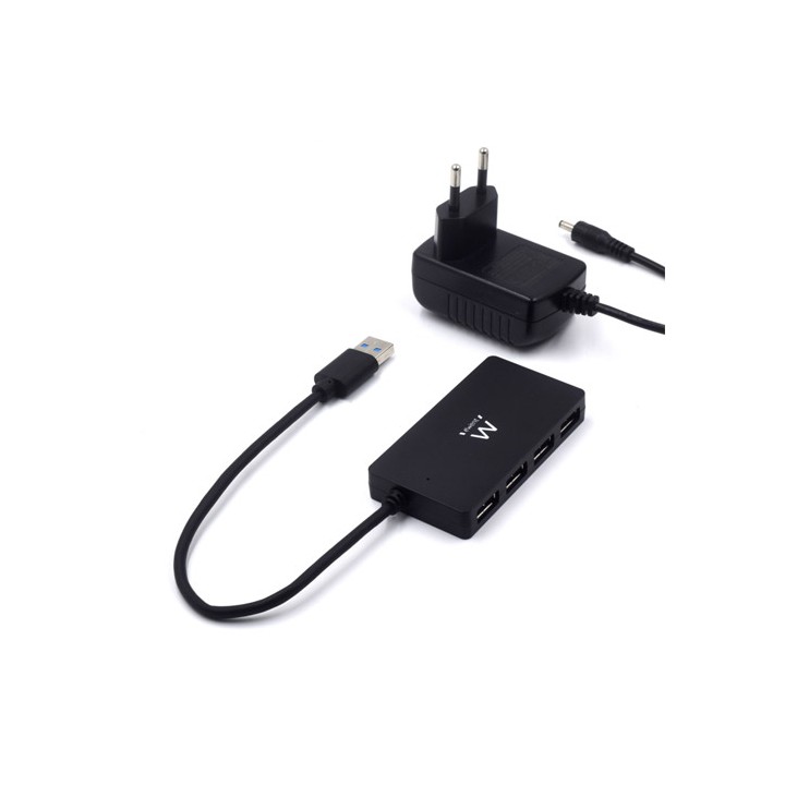 Hub a 4 Porte USB 3.1 Gen1 (USB 3.0) con Alimentatore