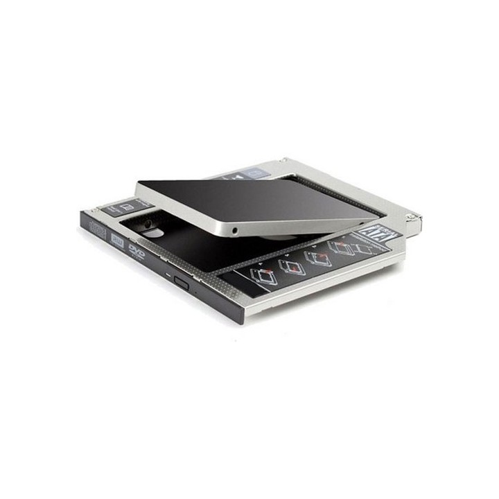 Adattatore HDD/SSD SATA III per drive CD/DVD/Blu-Ray 9.5mm EW7003